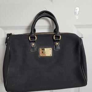 Vintage Victoria's Secret Blk Pink lining Handbag